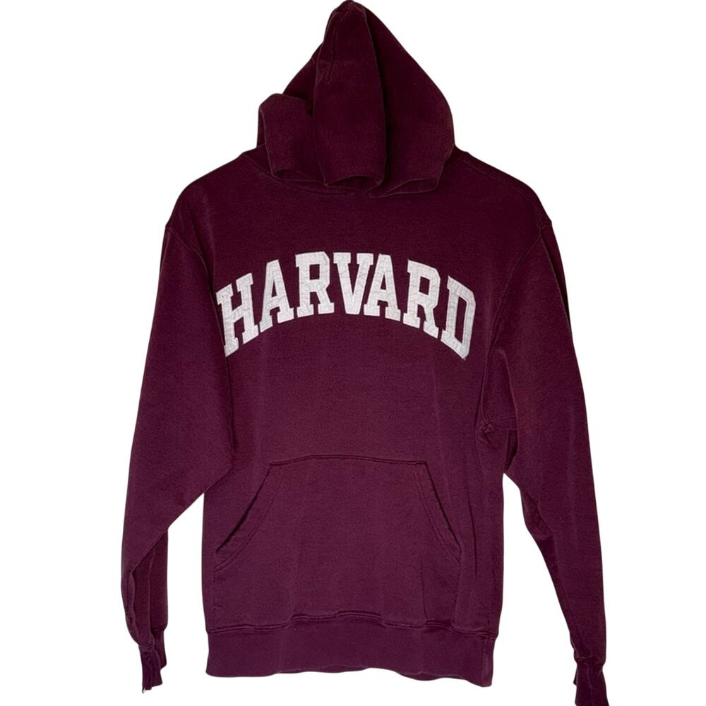 VINTAGE HARVARD JANSPORT stitched lettering preppy academia collegiate hoodie S